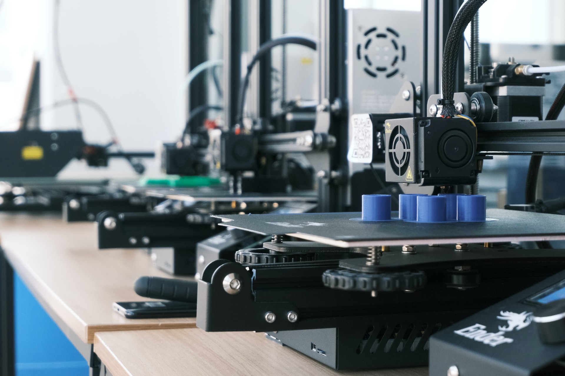 3d printer on a table